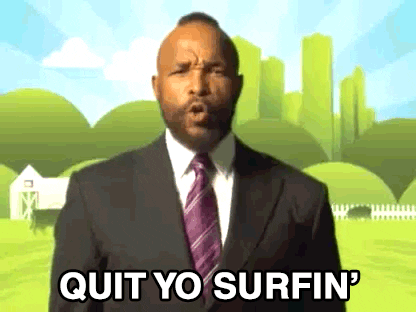 You better get back to work!
